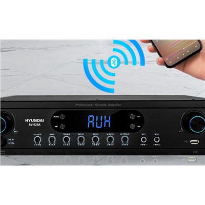 现代  HYUNDAI  AV-628  功率放大器/专业功放   蓝牙大功率专业音箱功放